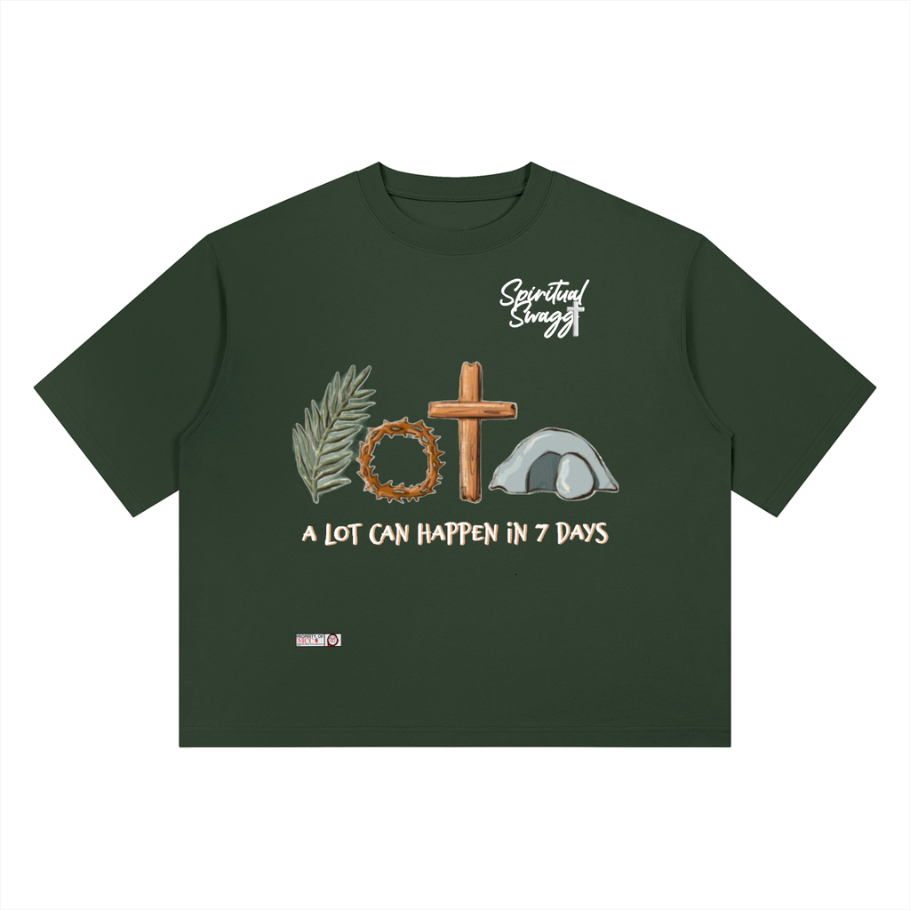 7 Days Unisex Heavyweight Boxy T-Shirt