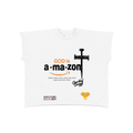 Amazon Raw Edge Boxy Non-Shrink T-Shirt