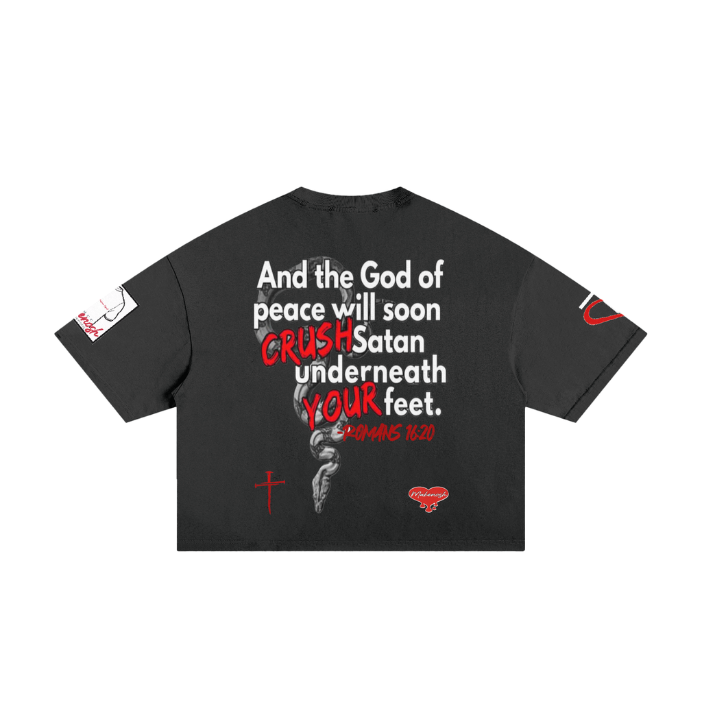 Crush The devil Classic Frayed Boxy Tee