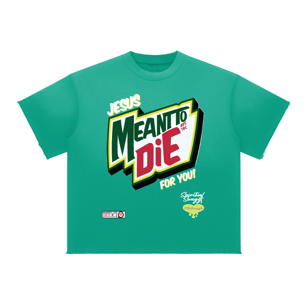 Meant To Die Sun Fade Raw Edge T-Shirt