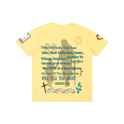Abraham & Isaac Pure Cotton Unisex T-Shirt