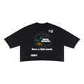 Sow A Seed Unisex Mineral Wash Raw Hem Boxy T-Shirt