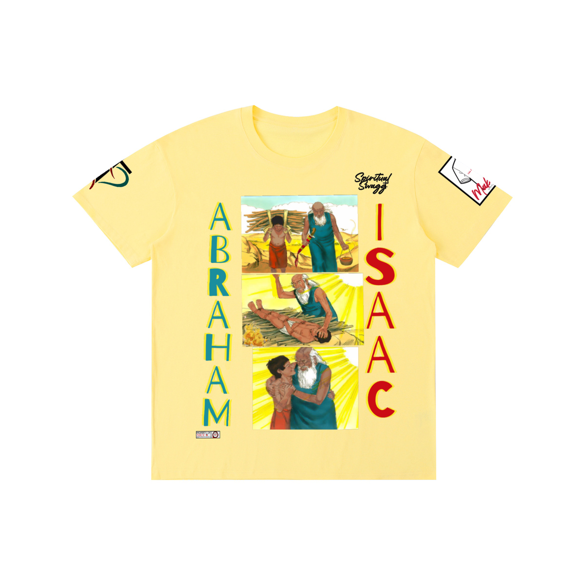 Abraham & Isaac Pure Cotton Unisex T-Shirt
