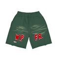 WPFR Vintage Washed Tiger Stripes Short Pants