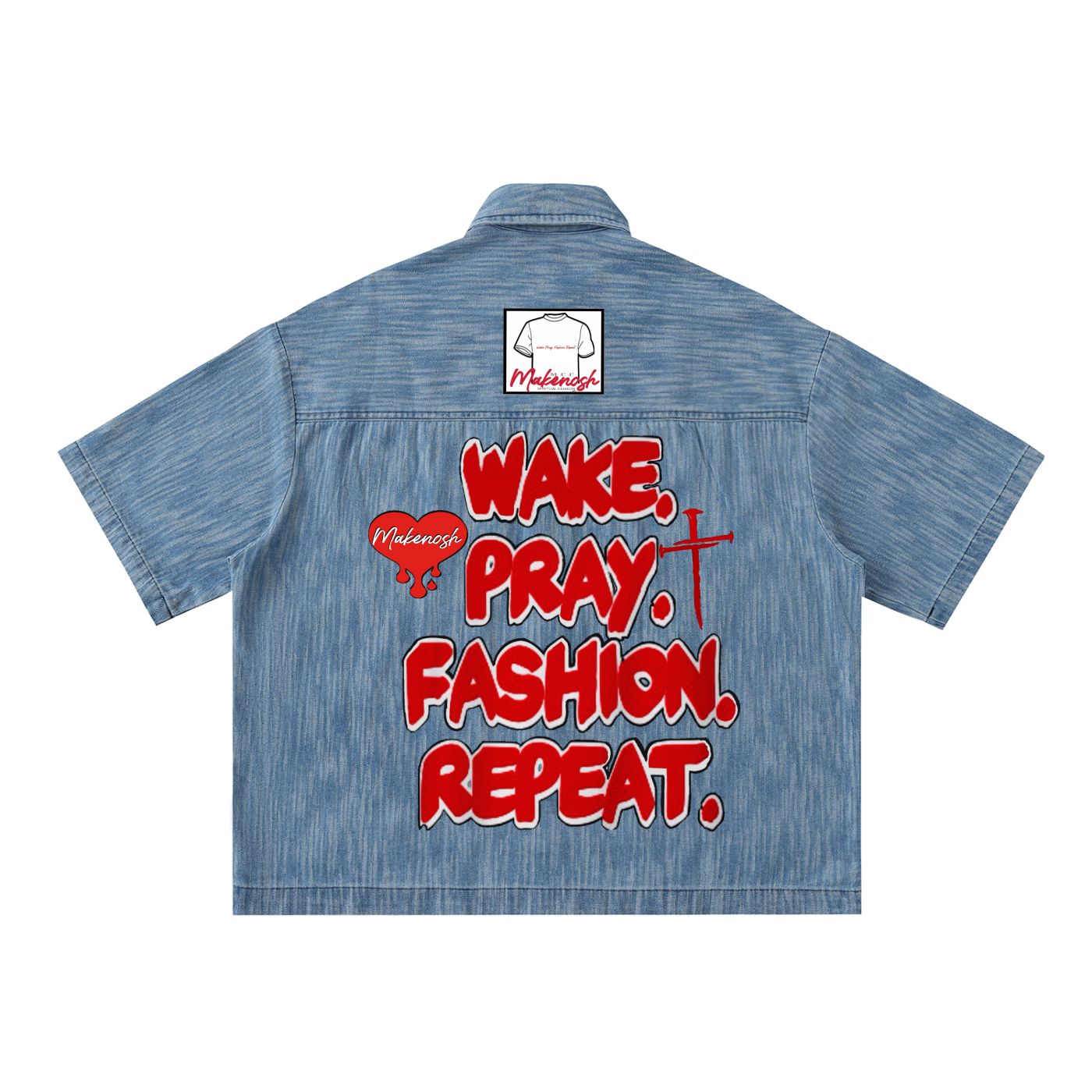 MCC Distressed Wash Short-Sleeve Shirt