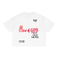 Word of GOD  Unisex Boxy Drop Shoulder Crop T-Shirt