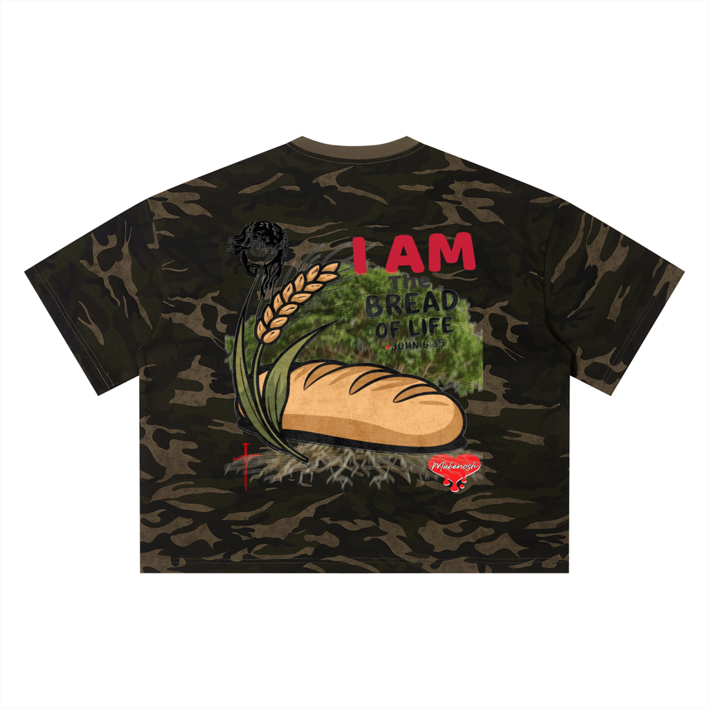 Stop Wonderin Unisex Camo Boxy T-Shirt