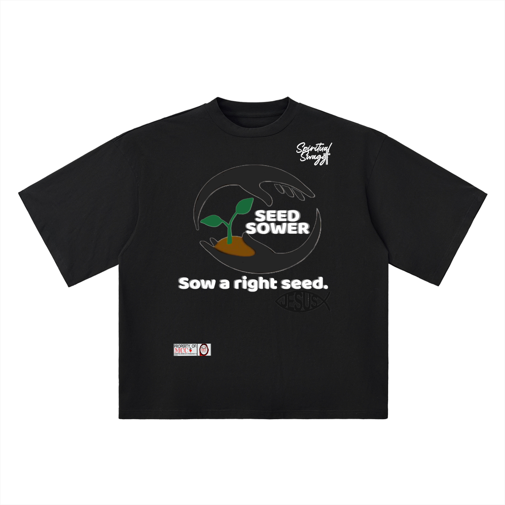 Sow A Seed Oversized Drop Shoulder T-Shirt
