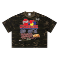 Stop Wonderin Unisex Camo Boxy T-Shirt
