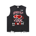 Spread Love Snow Washed Raw-Hem Tank Top