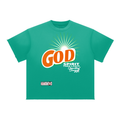 GOD Sun Fade Raw Edge T-Shirt