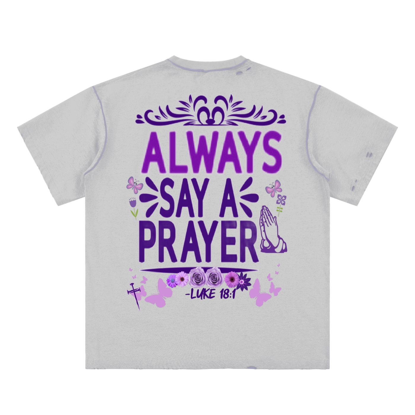 ASAP Hand-frayed Reversible T-shirt