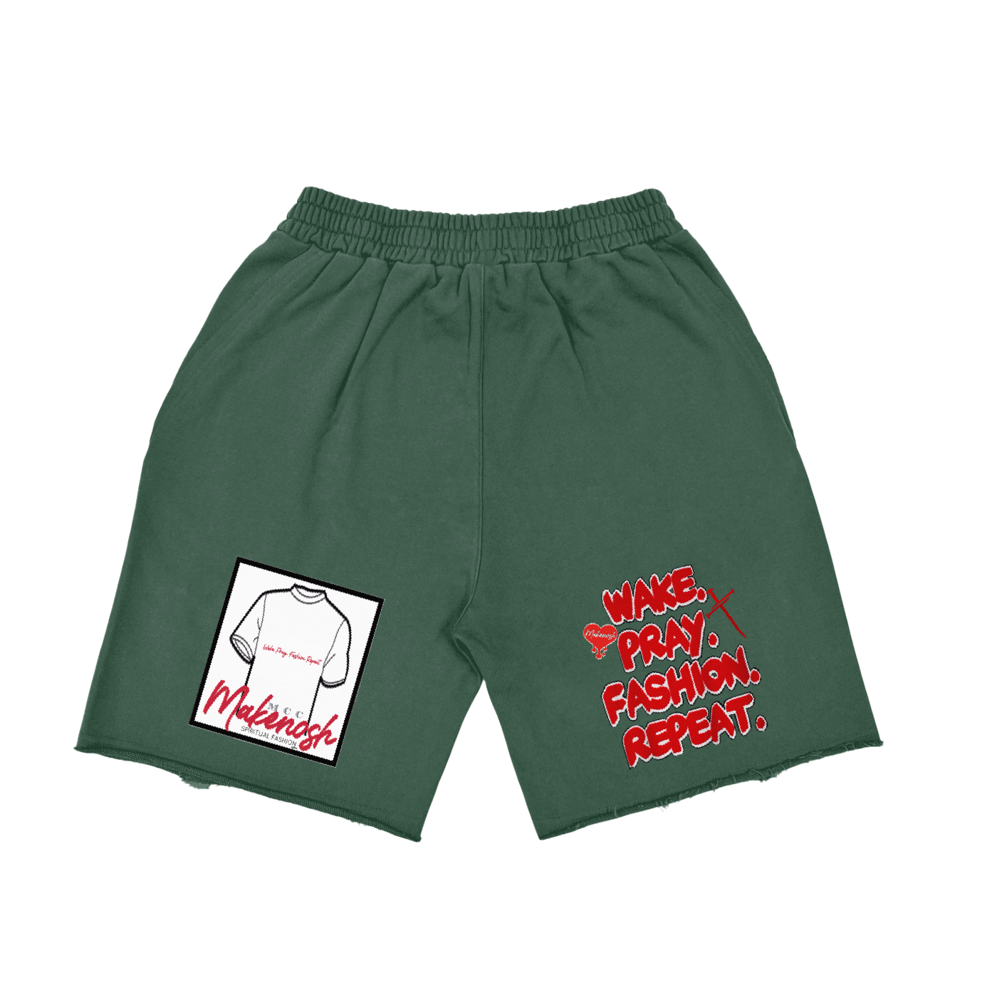 WPFR Vintage Washed Tiger Stripes Short Pants