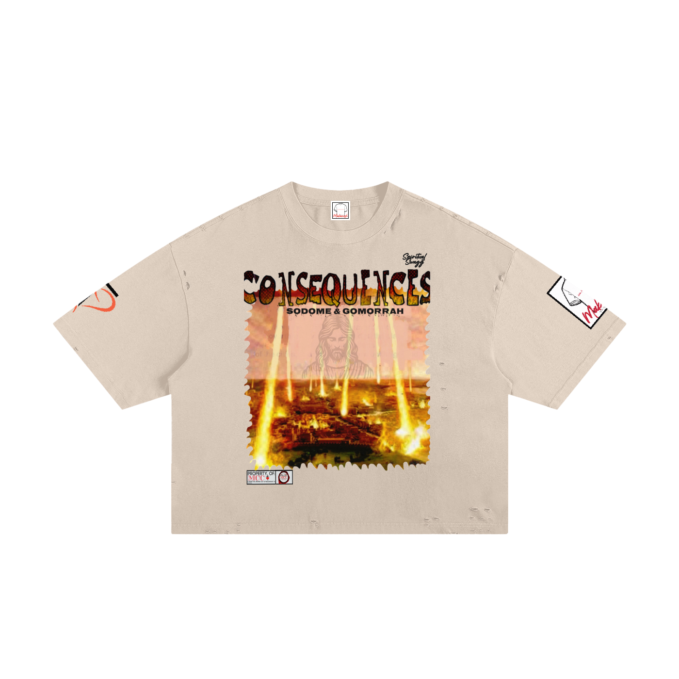 End of An Era Classic Frayed Boxy Tee
