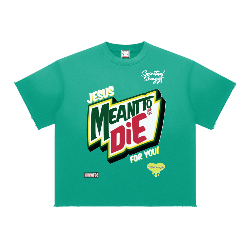 Meant To Die Sun Fade Raw Edge T-Shirt