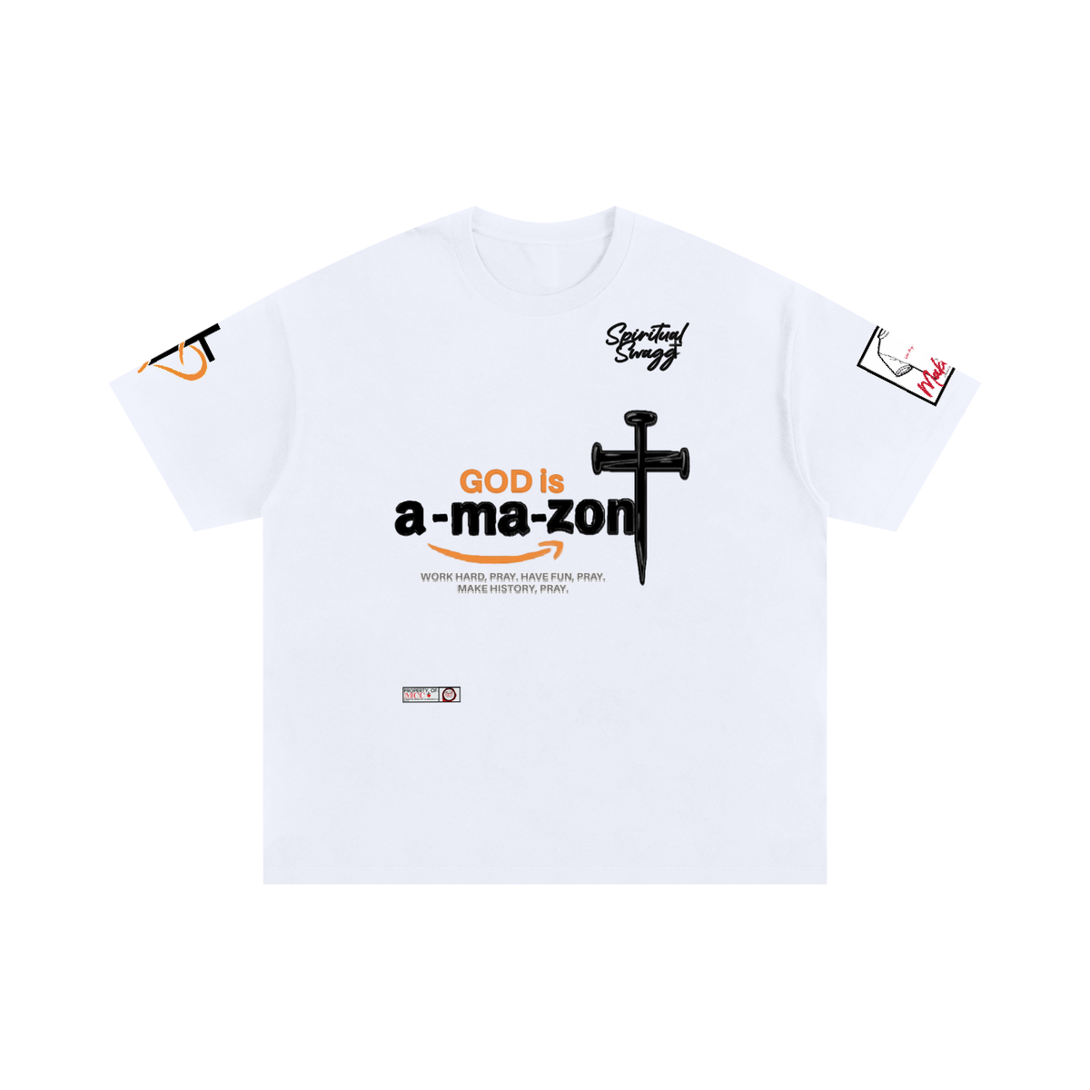 Amazon 2 Unisex Oversized Cotton T-Shirt