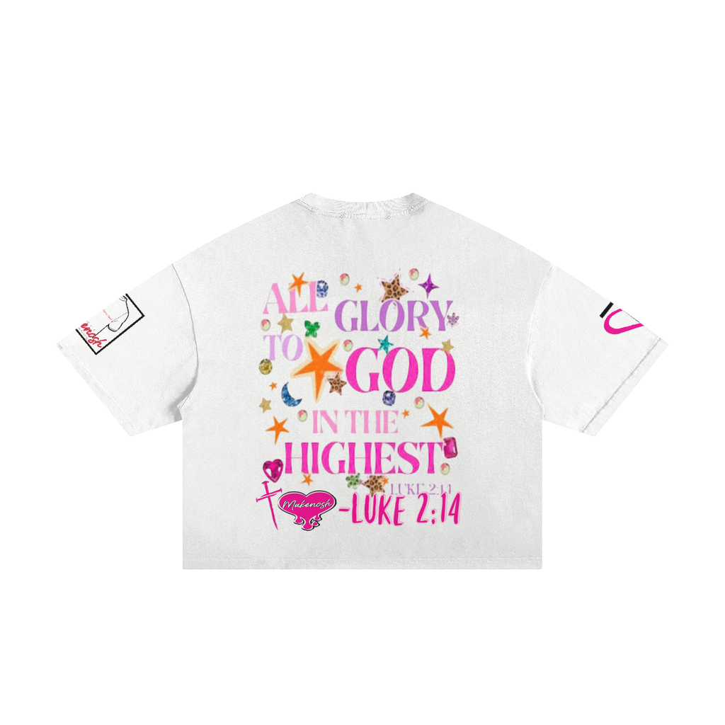Glory To GOD Classic Frayed Boxy Tee