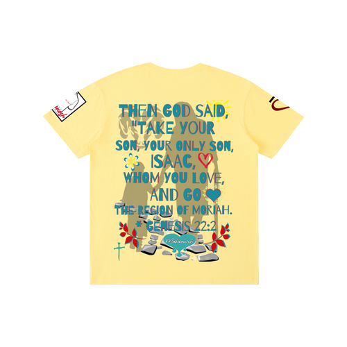 Abraham & Isaac Pure Cotton Unisex T-Shirt