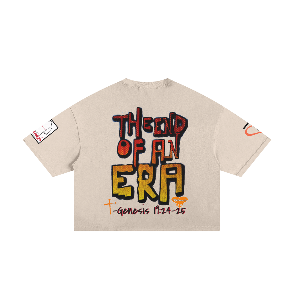End of An Era Classic Frayed Boxy Tee