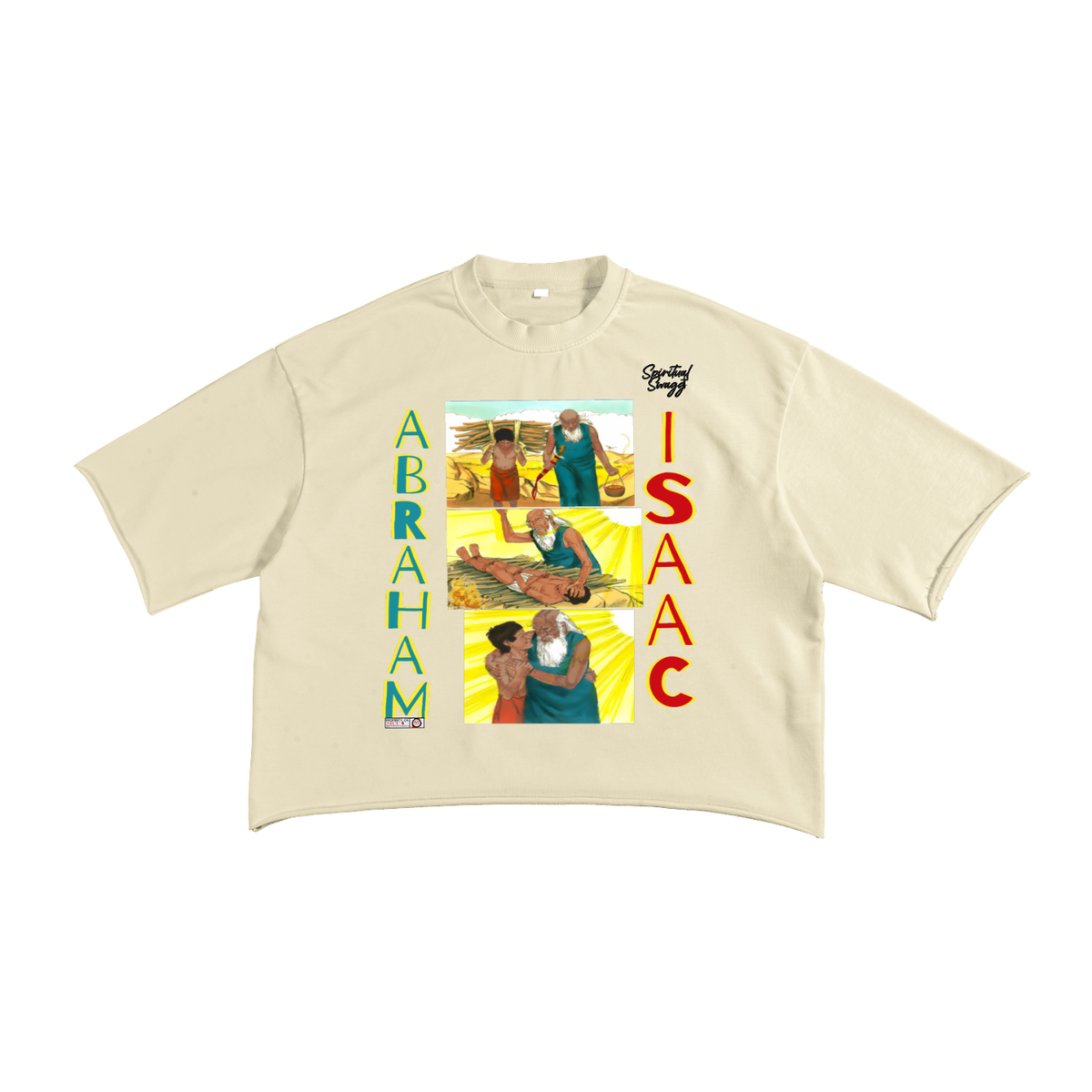 Abraham & Isaac Terry Raw Edge T-Shirt