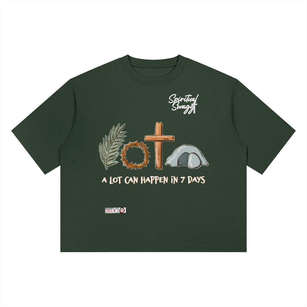 7 Days Unisex Heavyweight Boxy T-Shirt