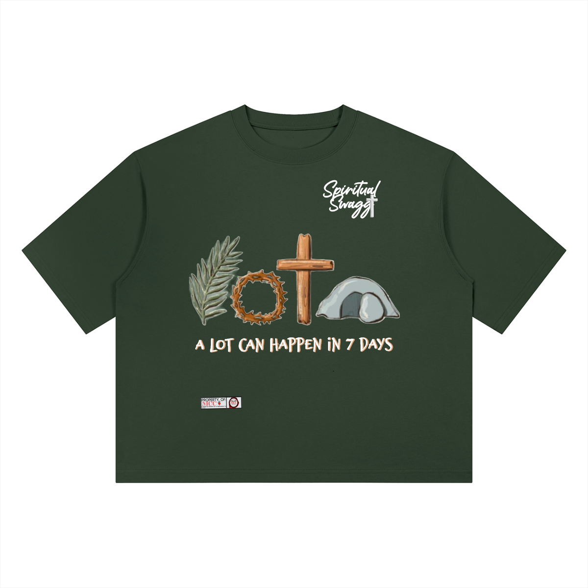 7 Days Unisex Heavyweight Boxy T-Shirt