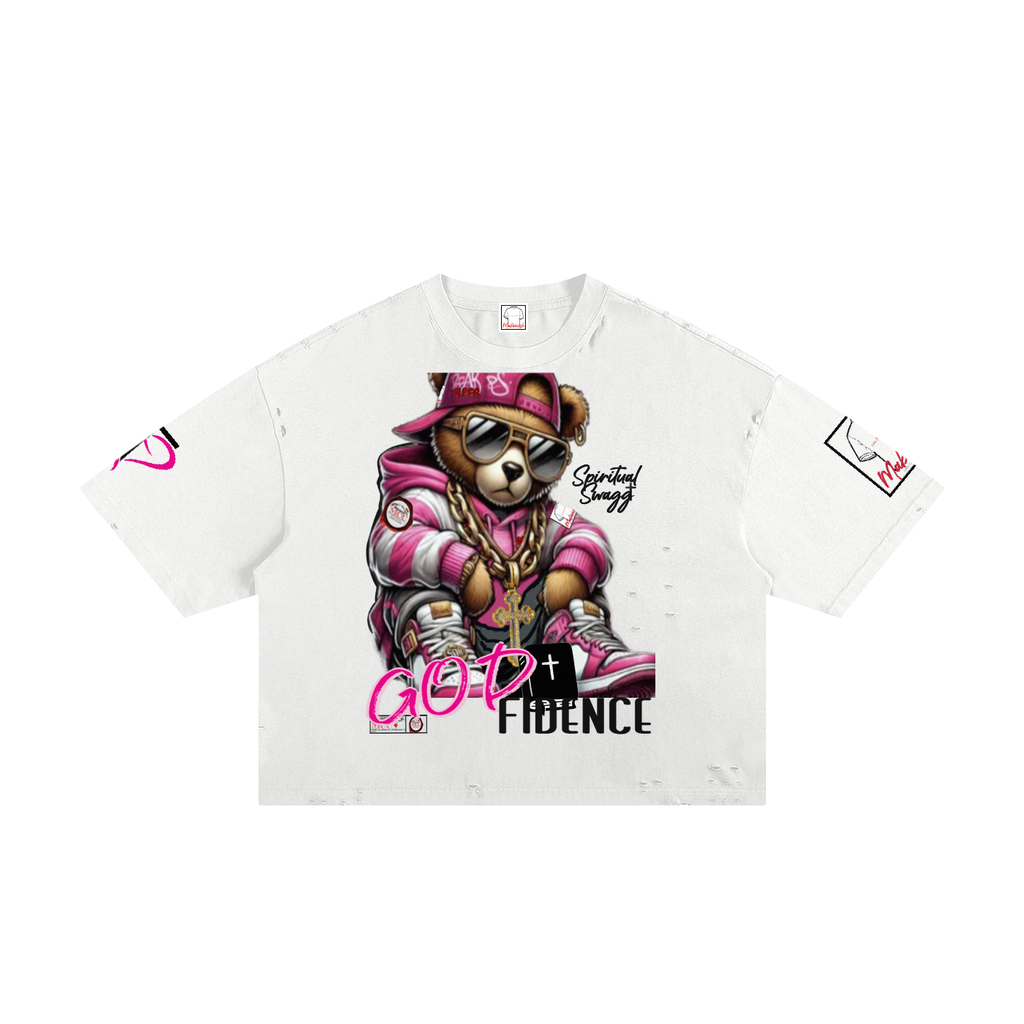 Glory To GOD Classic Frayed Boxy Tee