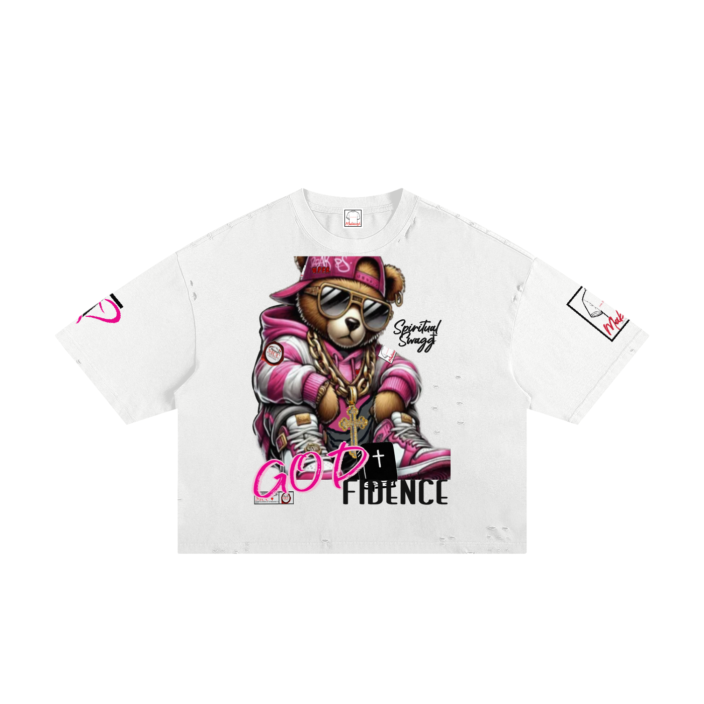 Glory To GOD Classic Frayed Boxy Tee