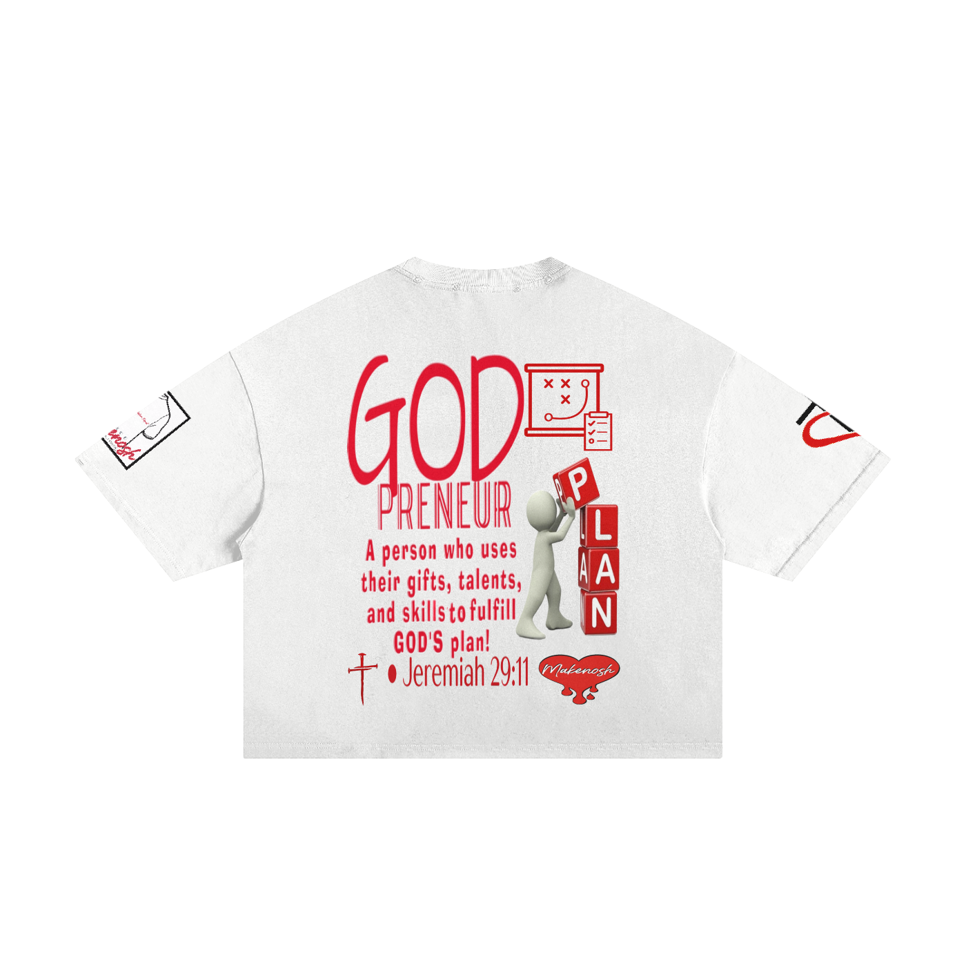 GOD'S Child  Frayed Boxy Tee