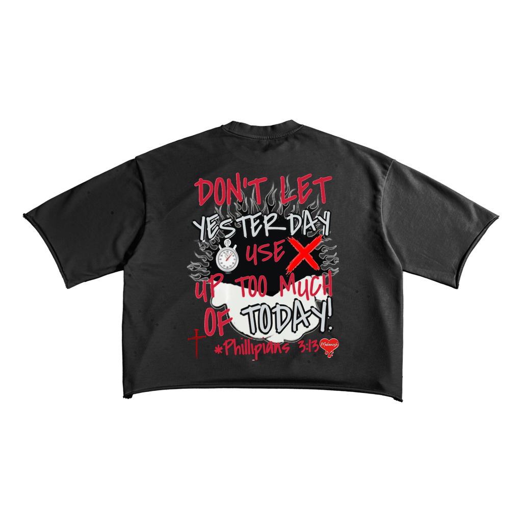 Eat Yesterday French Terry Raw Edge T-Shirt