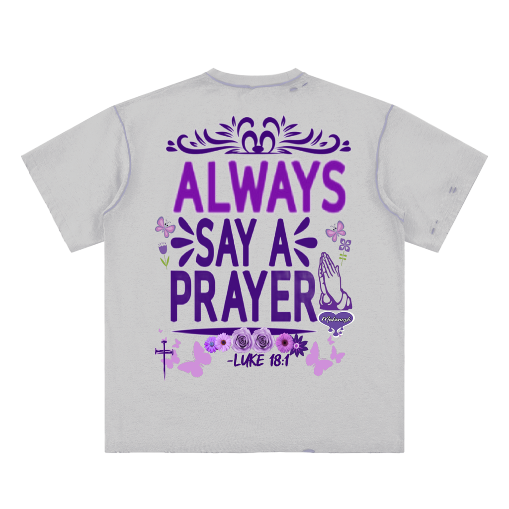 ASAP Hand-frayed Reversible T-shirt