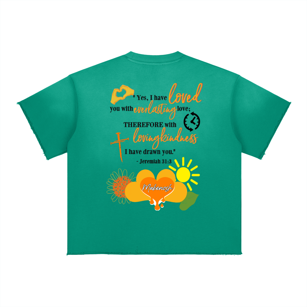 GOD Sun Fade Raw Edge T-Shirt