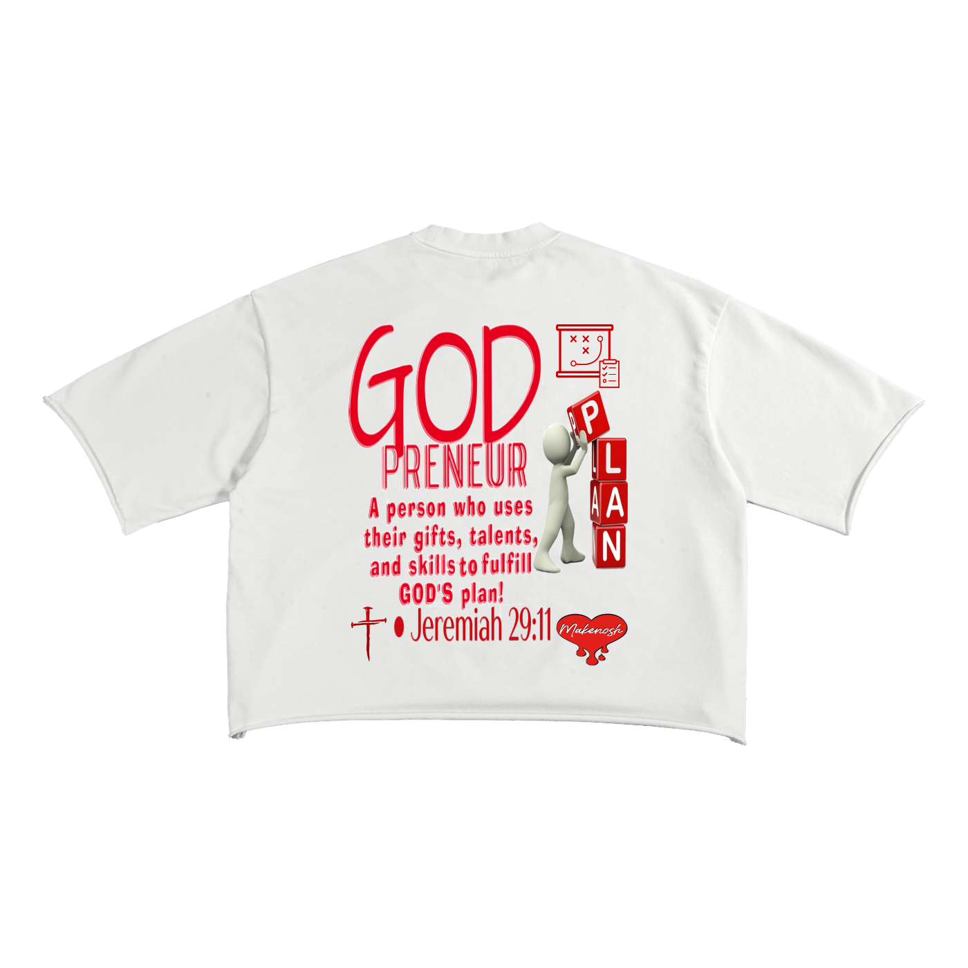 GOD'S Child Terry Raw Edge T-Shirt