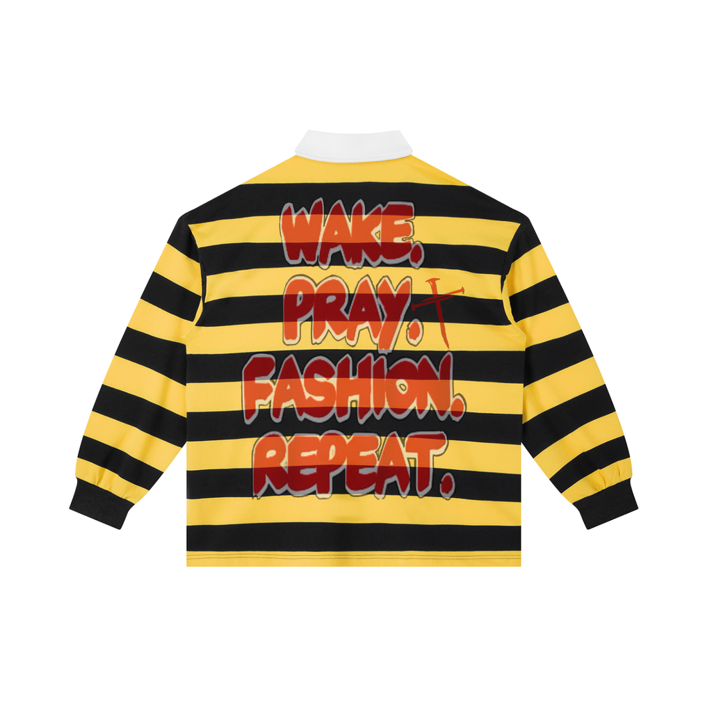WPFR Color Block Stripe Polo Shirt