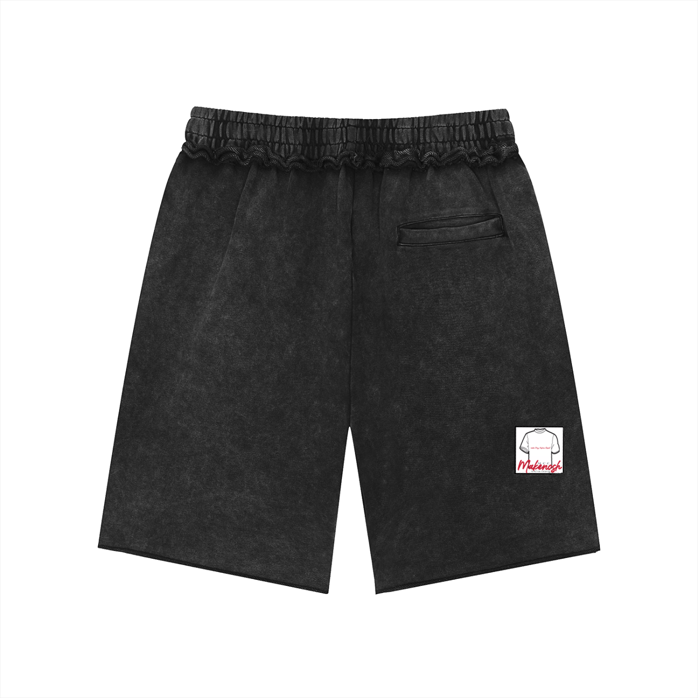 MCC Unisex Mineral Wash Raw Edge Shorts
