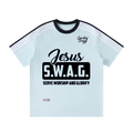 Jesus Swagg Unisex Colorblock Striped T-Shirt