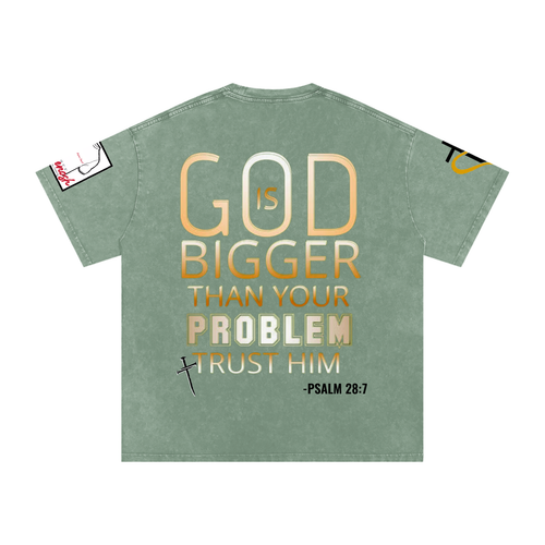 7 Days Snow Washed Oversized Cotton T-Shirt