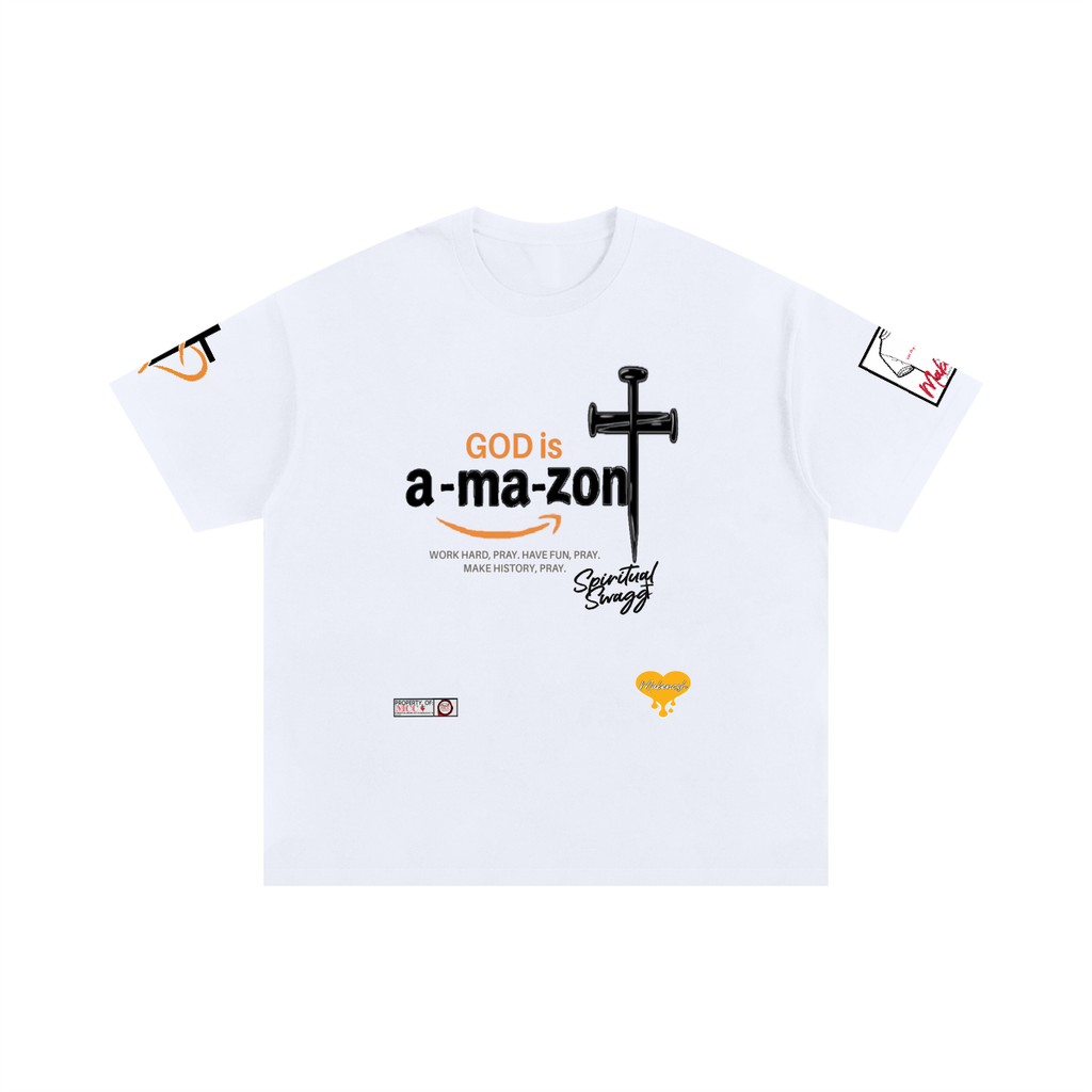 Amazon 2 Unisex Oversized Cotton T-Shirt