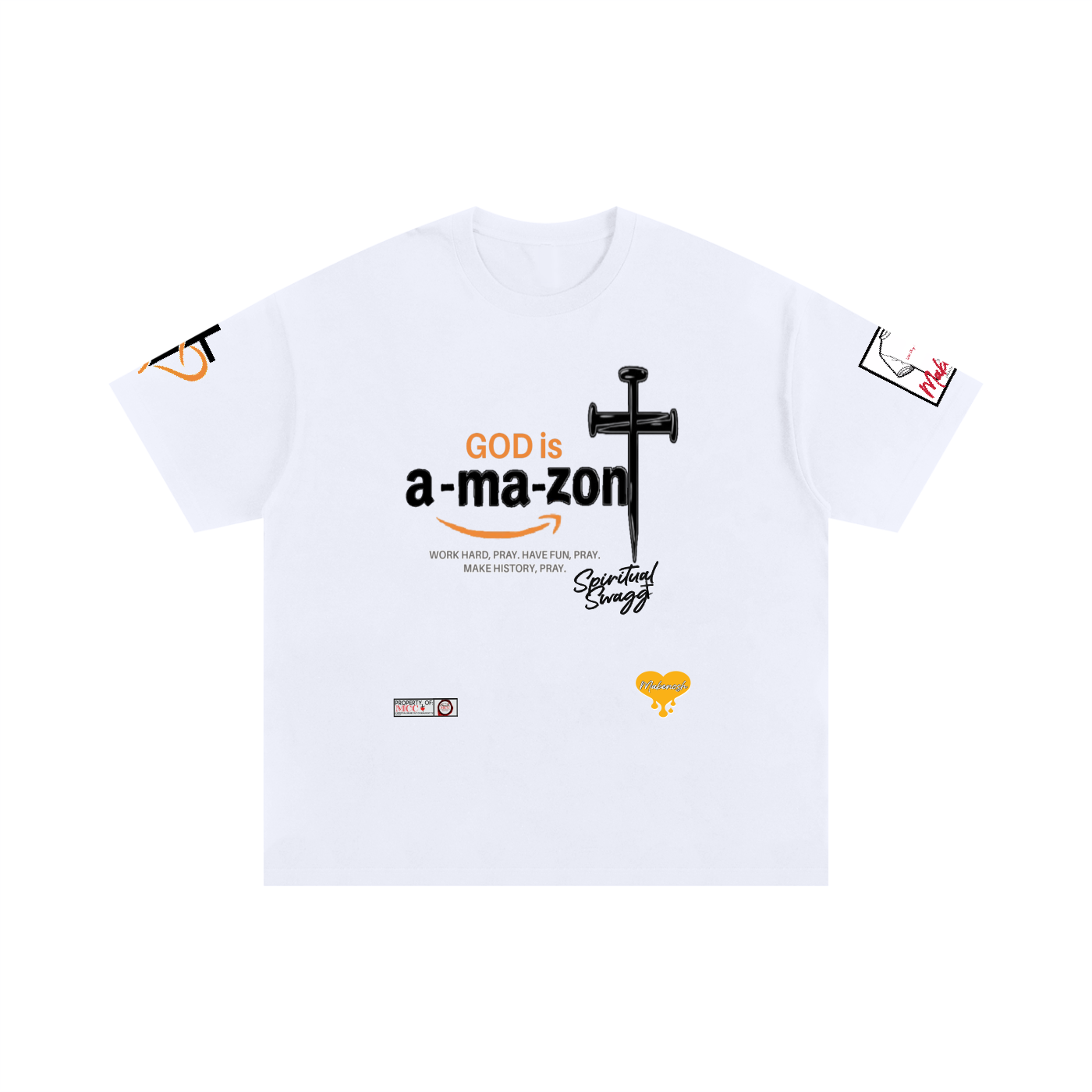 Amazon 2 Unisex Oversized Cotton T-Shirt