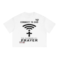 Connect To GOD Unisex Boxy Drop Shoulder Crop T-Shirt