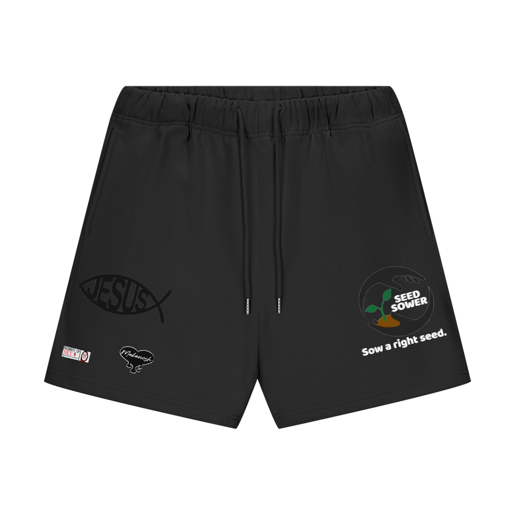Sow A Seed Unisex Heavyweight Fleece Loose Fit Shorts