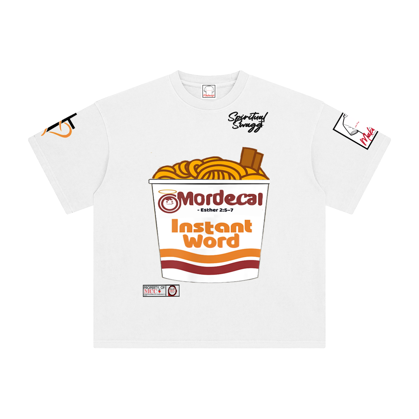 Instant Word Enzyme Washed T-Shirt
