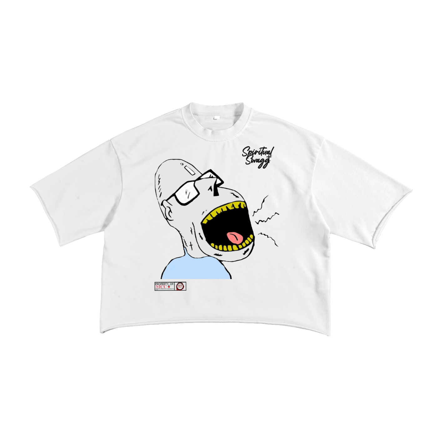 Scrram It French Terry Raw Edge T-Shirt