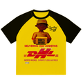 DHL Color-Blocked Raglan Sleeve T-Shirt
