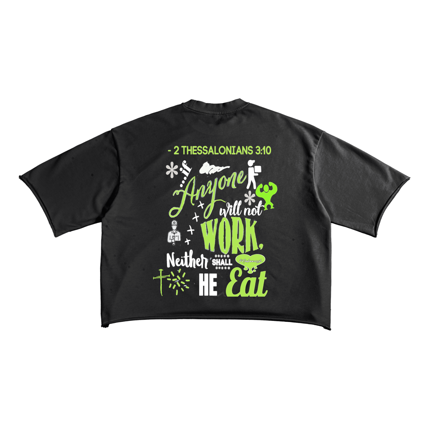 Grind Now French Terry Raw Edge T-Shirt