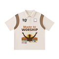 MTW Contrast Panel Cotton Polo Shirt