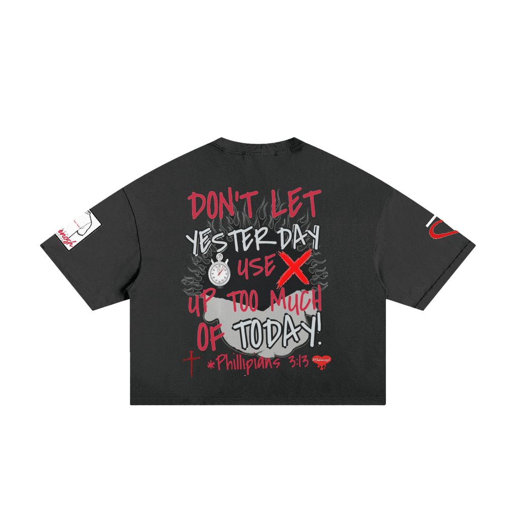 Eat Yesterday Classic Frayed Boxy Tee