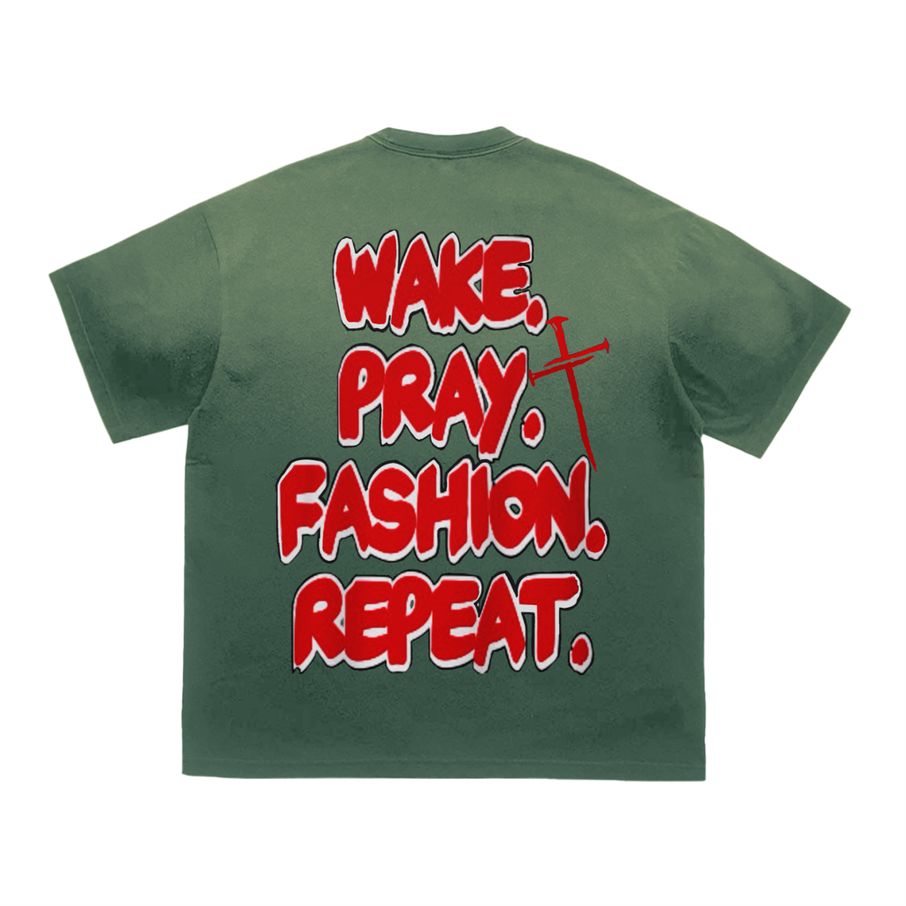WPFR Tiger Stripe Gradient Washed T-Shirt