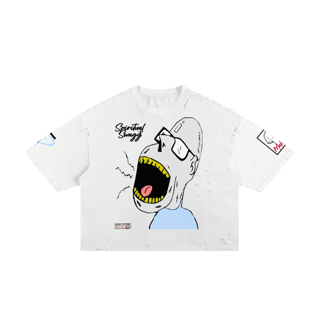 Scream It Classic Frayed Boxy Tee