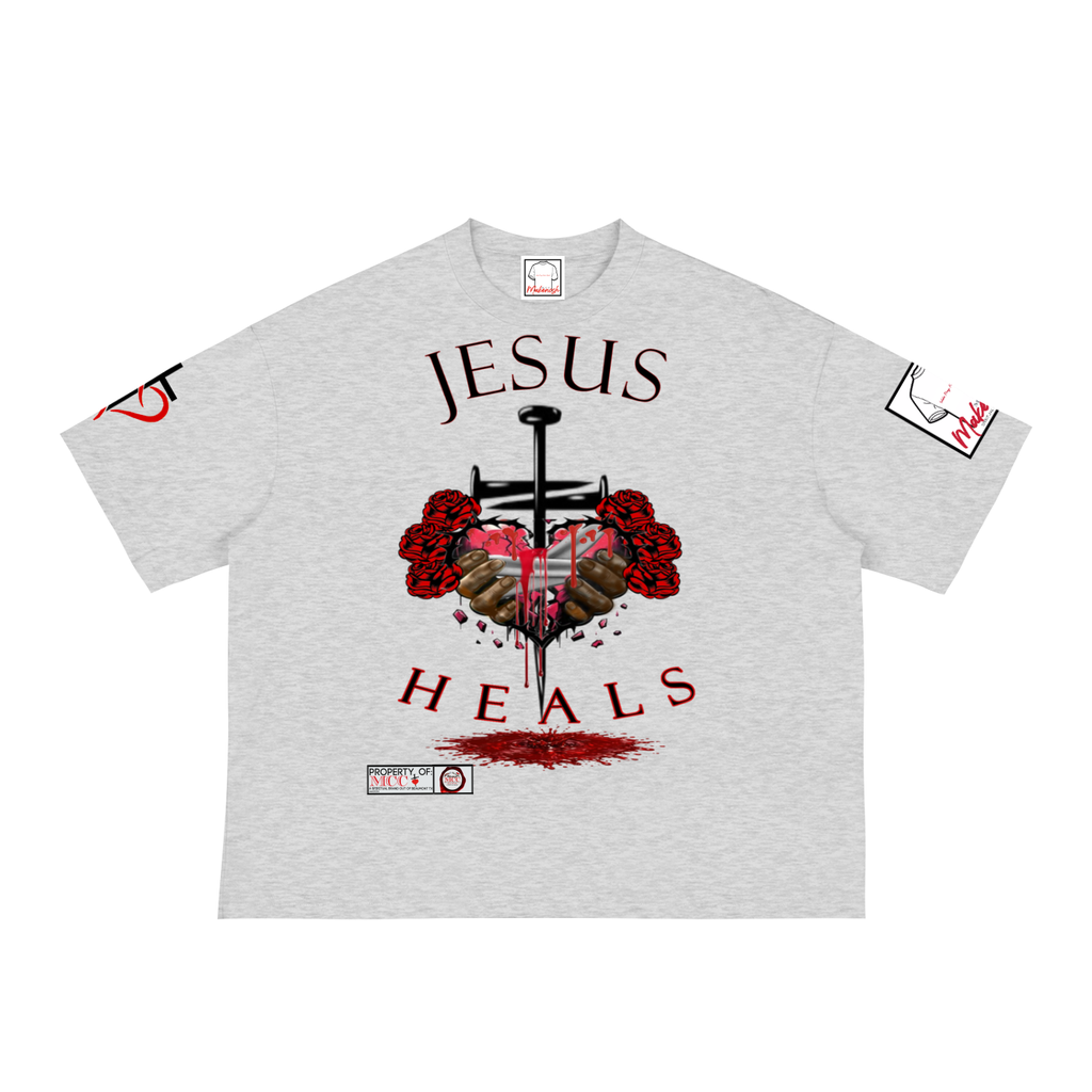 Jesus Heals Classic Loose Boxy Tee